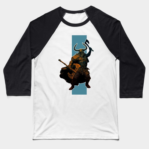 Viking Baseball T-Shirt by arxitrav